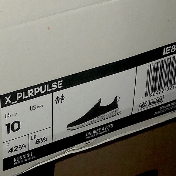 ADIDAS CLOUDFOAM X_PLRPULSE Black w Speckled Soles Slip On Shoes Unisex NIB - Picture 11 of 17